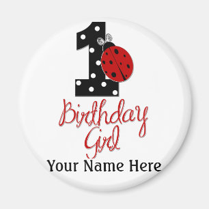 Imã Menina do primeiro aniversario - senhora