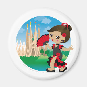 Imã Menina espanhola