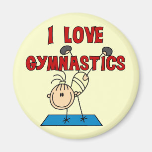 Imã Menina Eu Amo Ginástica