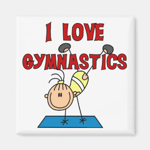Imã Menina Eu Amo Ginástica