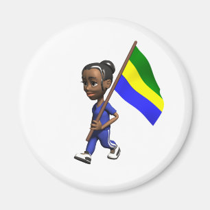 Imã Menina gabonesa