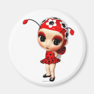 Imã Menina Ladybug