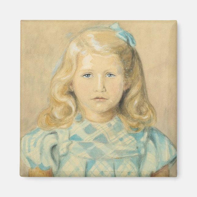 Imã Menina Loura Bestiça (Frente)