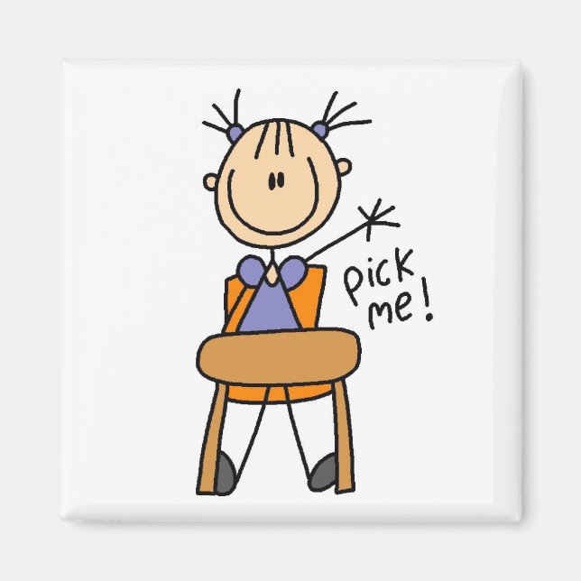 Imã Menina na escola (Frente)