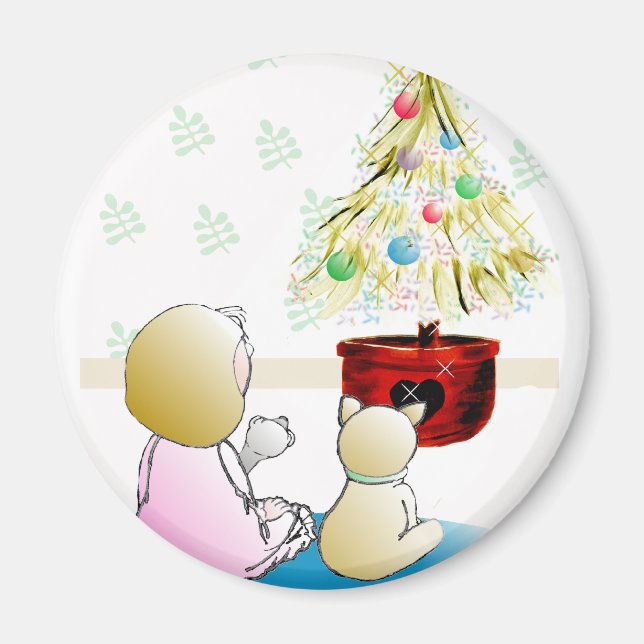 Imã Menina na véspera de Natal (Frente)