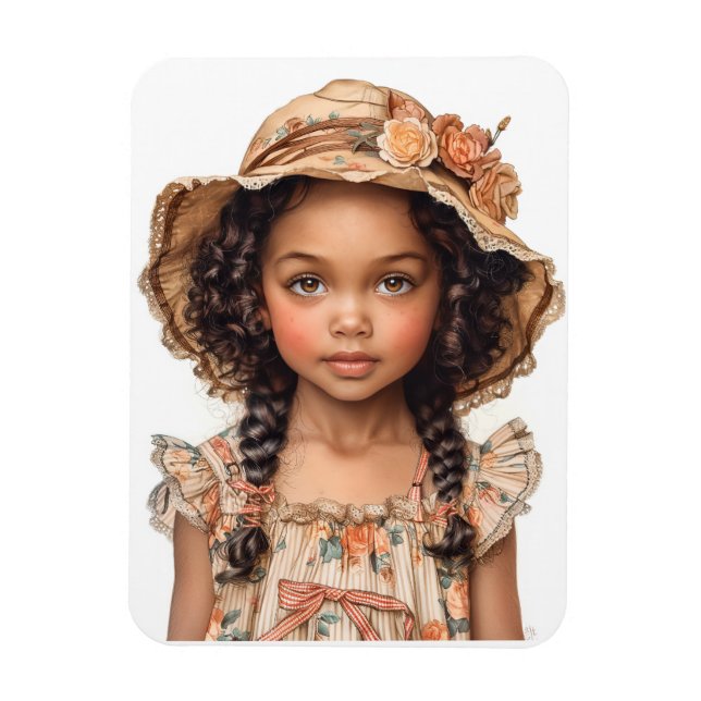 Ímã Menina Negra (Vertical)