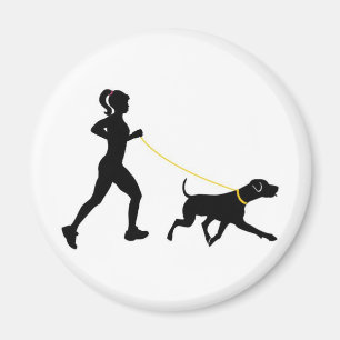 Imã Menina que funciona com seu ímã do cão