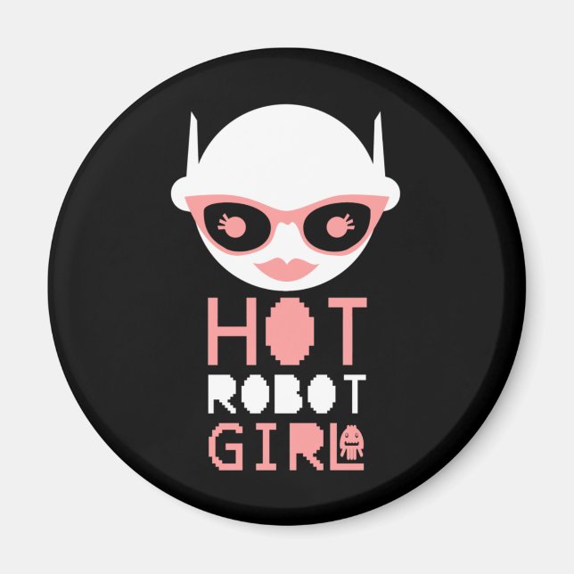 Imã Menina robô sexy (Frente)