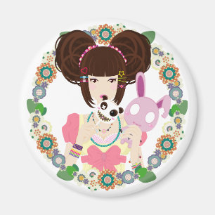 Imã Menina Yuriko de Harajuku - limitado