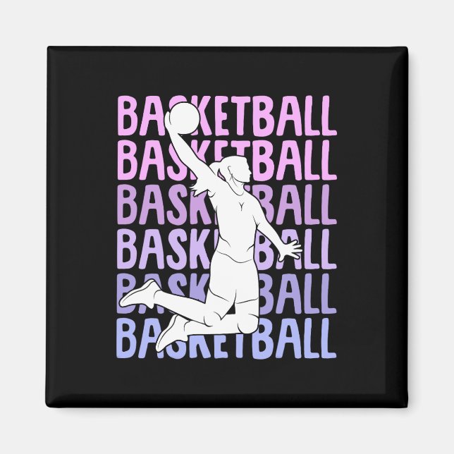 Imã Meninas de basquete (Frente)