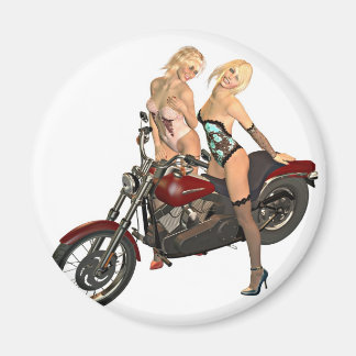 Imã Meninas de motociclista