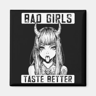 Imã Meninas Más Têm Melhor Sabor Humor Divertido Tatua