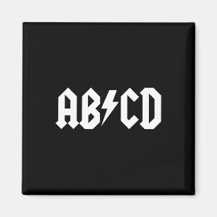 Imã Meninas Meninos Professores Abcd Rock Gráfico De V