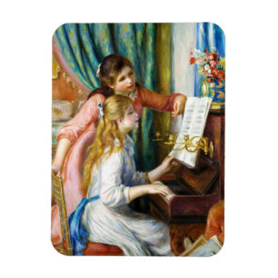 Ímã Meninas na pintura de Pierre Auguste Renoir do