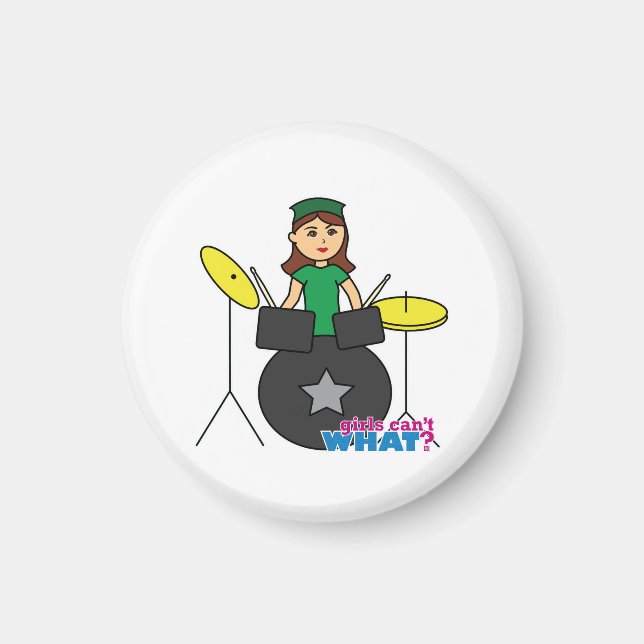 Imã Meninas não sabem o quê? Design Personalizado do C (Frente)