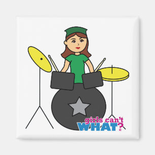 Imã Meninas não sabem o quê? Design Personalizado do C