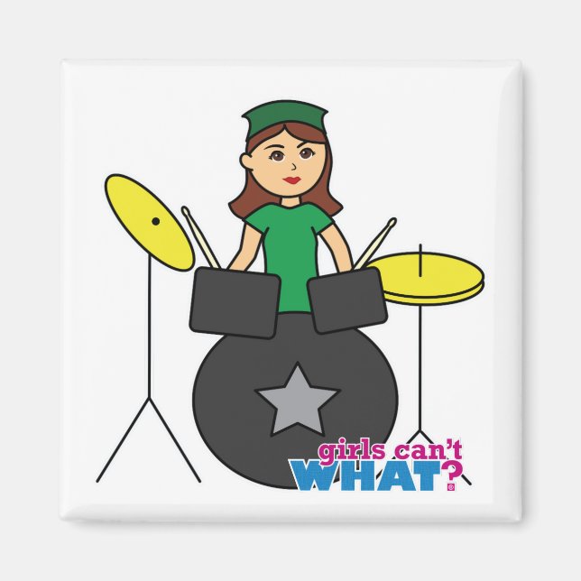 Imã Meninas não sabem o quê? Design Personalizado do C (Frente)