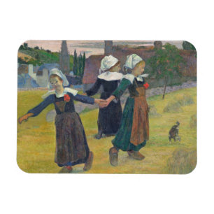 Ímã Meninas que dançam, Pont-Aven do bretão de Paul