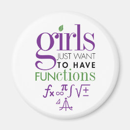 Imã Meninas só querem ter funções de magneta matemátic