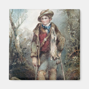 Imã Menino com coelhos