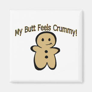 Imã Menino Crummy do biscoito do bumbum