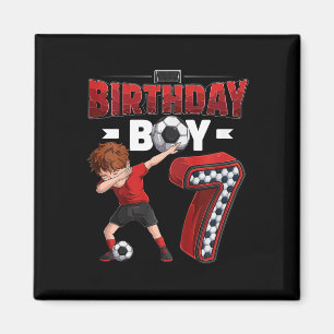 Imã Menino de 7 Anos de Idade Dabbing Jogador de Futeb