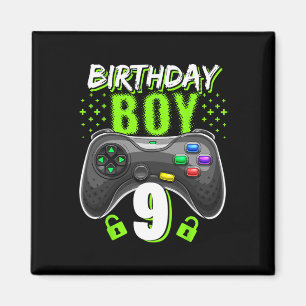 Imã Menino de 9 anos Controles de Video Game Gamer Ani
