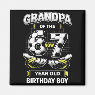 Imã Menino de Aniversário Era 6 7 Seis Sete Futebol 67