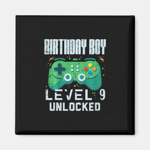 Imã Menino de Aniversário Infantil Nível 9 Desbloquead