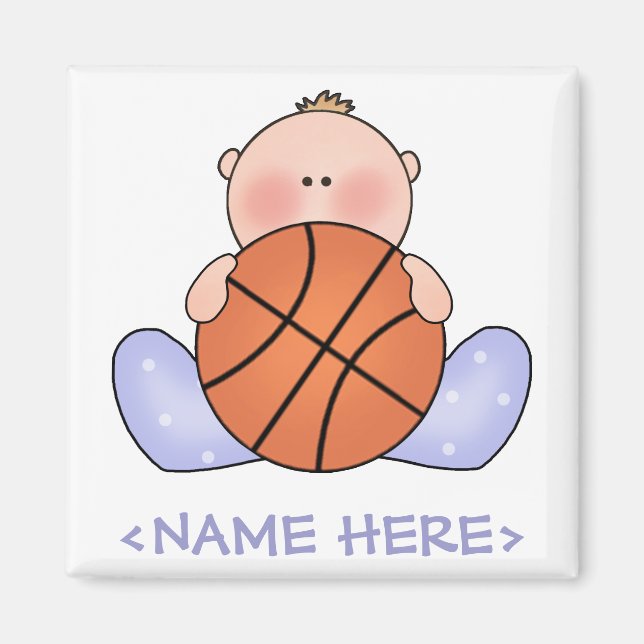 Imã Menino de Basquete Lil (Frente)