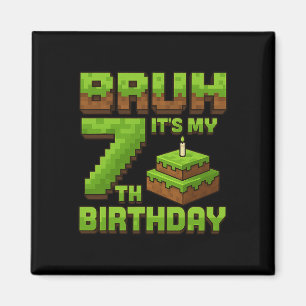 Imã Menino Engraçado de Aniversário Cara É Meu Jogo de