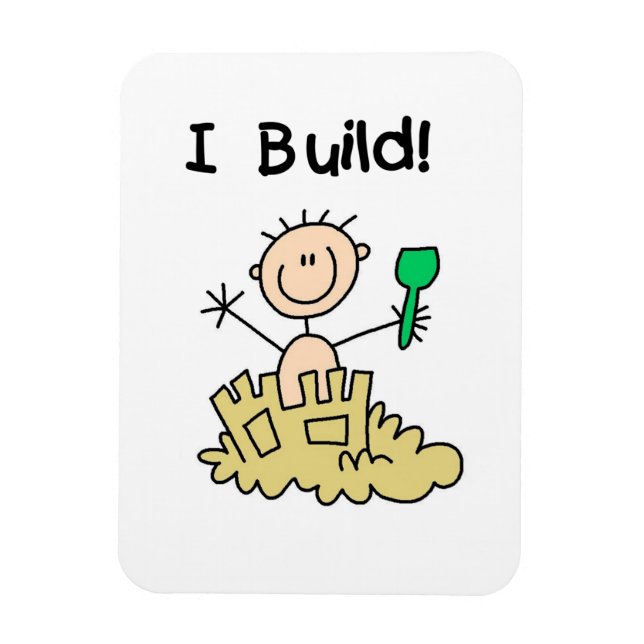 Ímã Menino Eu Construo (Vertical)