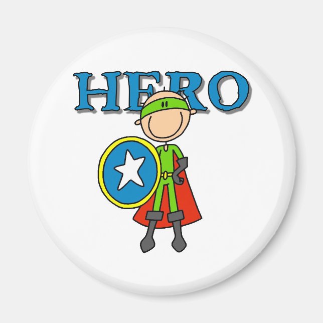 Imã Menino Herói com Escudo (Frente)
