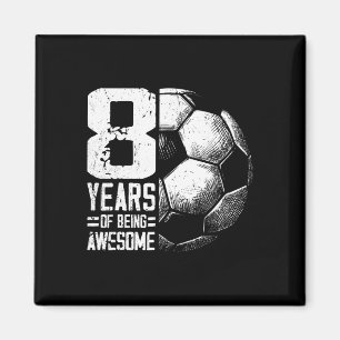 Imã Menino Menina Jogador de Futebol 8 Anos de Idade