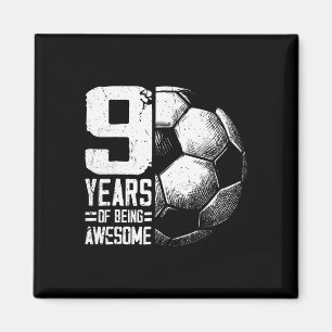 Imã Menino Menina Jogador de Futebol 9 Anos de Idade