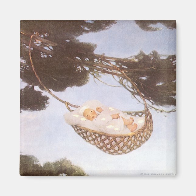 Imã Menino na árvore de Hassoc por Jessie Willcox Smit (Frente)