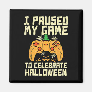 Imã Meninos de fantasia de jogos no Halloween