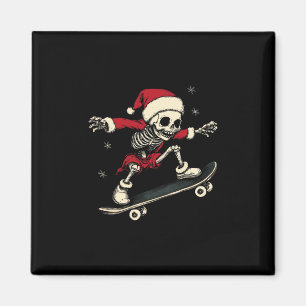 Imã Meninos de skate de esqueleto de Natal garotos ska