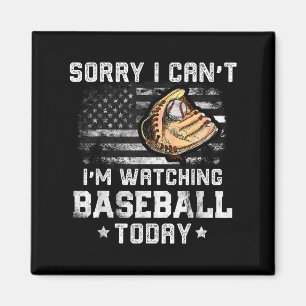 Imã Meninos Engraçados de Baseball, desculpe, não esto