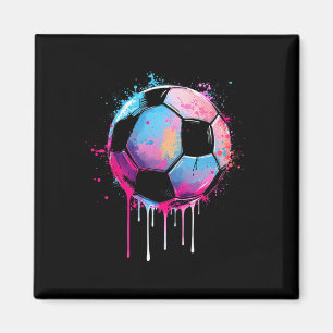 Imã Meninos Meninas Futebol Incrível Colorido Chuteira