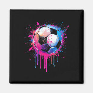 Imã Meninos Meninas Futebol Incrível Colorido Futebol 