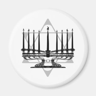 Imã Menorah e estrela