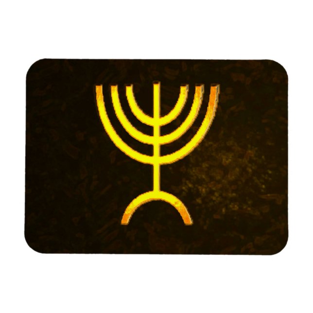 Ímã Menorah Flame (Horizontal)
