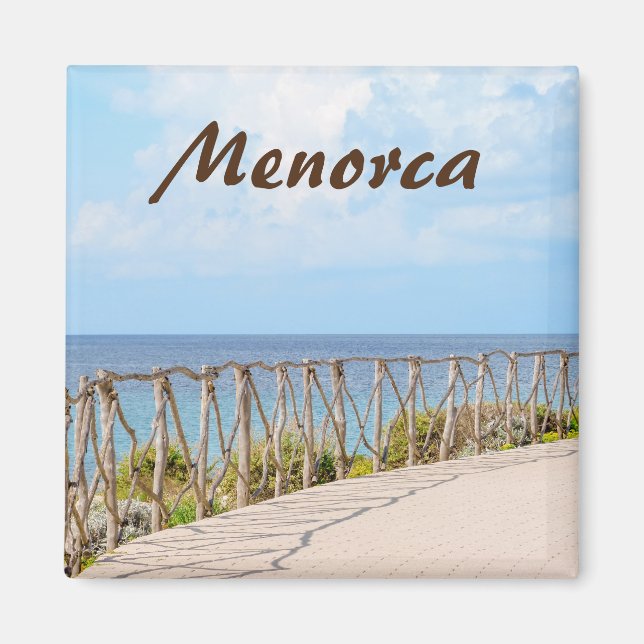 Imã Menorca Cerca Tradicional do Souvenir Magnet (Frente)