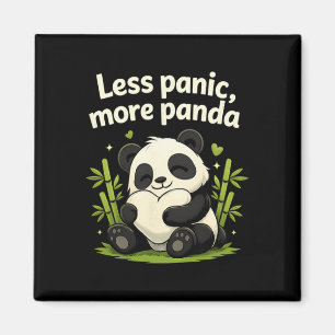 Imã Menos Pânico Mais Panda Vibrações de Relaxamento S