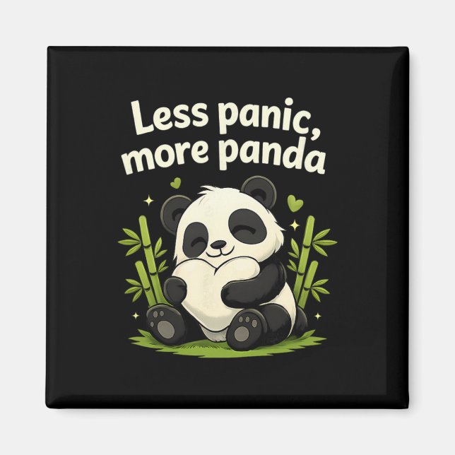 Imã Menos Pânico Mais Panda Vibrações de Relaxamento S (Frente)