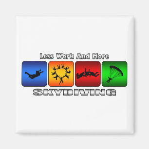 Imã Menos Trabalho E Mais Skydiving