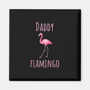 Imã Mens Flamingo Gift Pai Flamingo Summer Pink