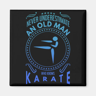 Imã Mens Karate Graphic Never Underestimate An Old M T