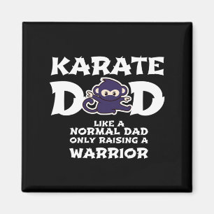 Imã Mens Karate Pai Como Um Pai Normal... Warrior Funn